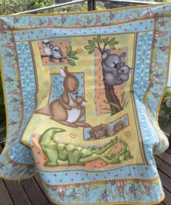 Yellow Kangaroo Panel Quilt
