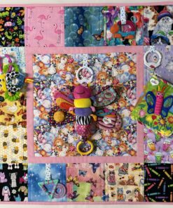 Pink Butterfly Activity Quilt