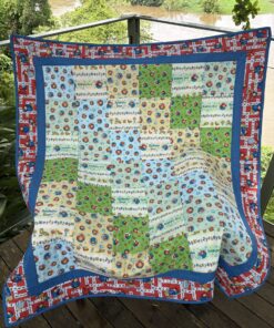 Paddington Bear Patchwork Baby Quilt