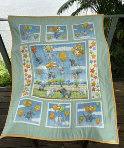 Elephants Panel Quilt