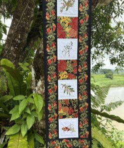 Embroidery Australian Wildflowers Table Runner No 1