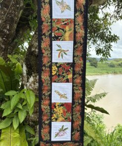 Embroidery Australian Wildflowers Table Runner No2