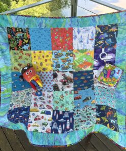 Captain Squid Tummy Time Floor Quilt