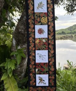 Embroidery wild  Flowers No3 Table Runner