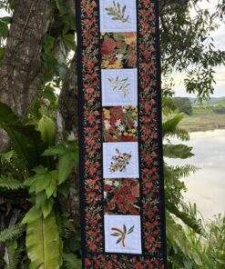 Embroidery wild  Flowers No5 Table Runner