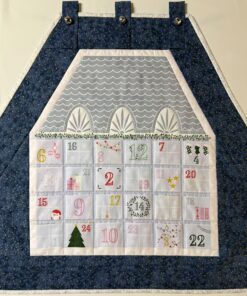 House Dark Blue Edge  Advent Calendar