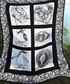 Australian Animals Patchwork Baby Quilt