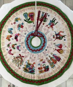 12 Days of Christmas Tree Skirt